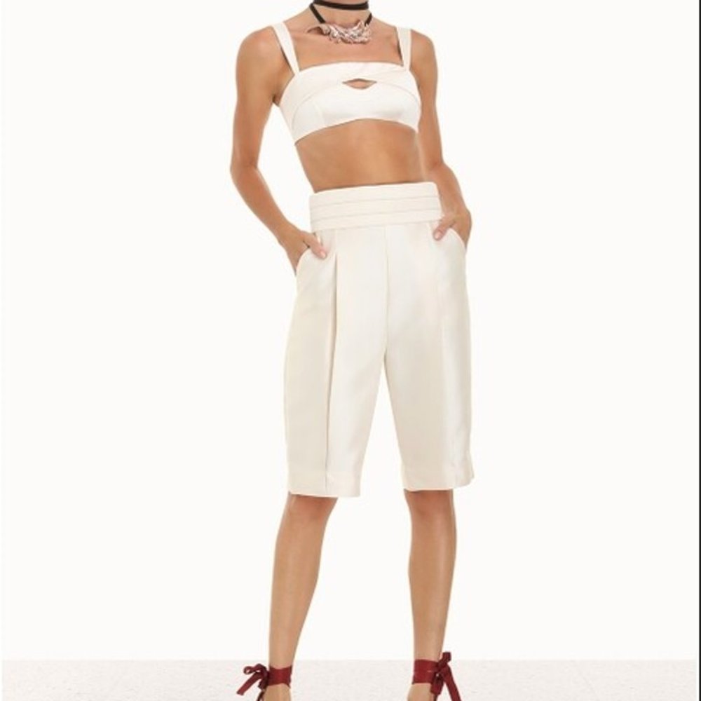 Zimmermann  Dancer Wool & Silk Bermuda Shorts
